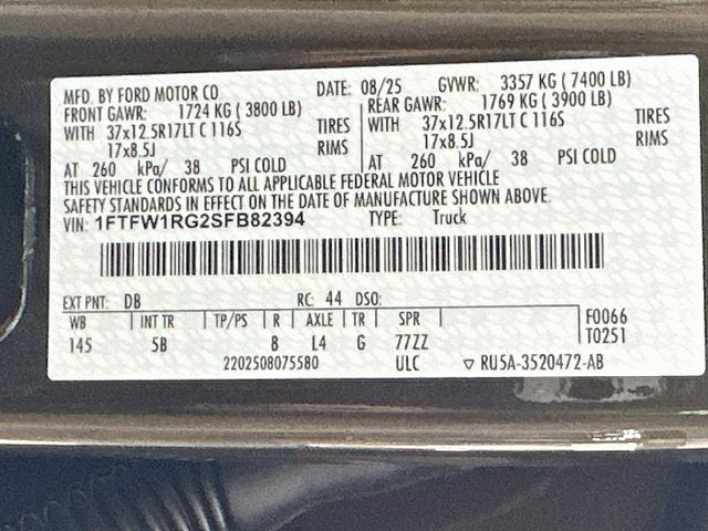 2025 Ford F-150 Raptor