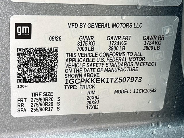 2026 Chevrolet Silverado 1500 LT (2FL)