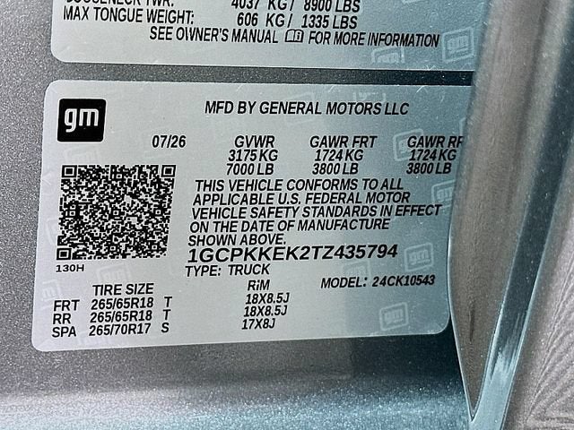 2026 Chevrolet Silverado 1500 LT (2FL)