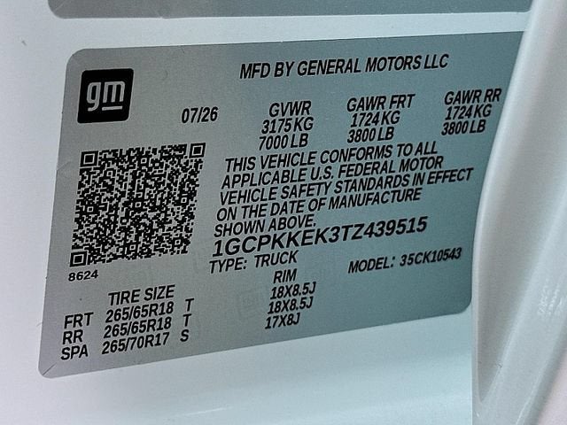2026 Chevrolet Silverado 1500 LT (2FL)