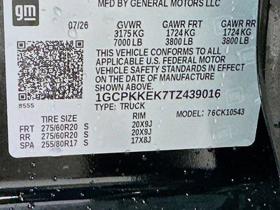 2026 Chevrolet Silverado 1500 LT (2FL)