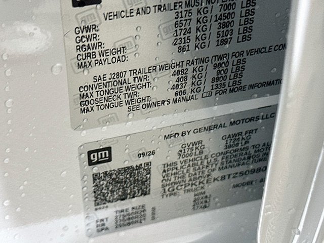 2026 Chevrolet Silverado 1500 LT (2FL)