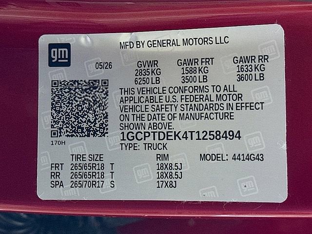 2026 Chevrolet Colorado Z71
