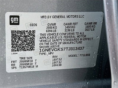 2026 Chevrolet Traverse LT