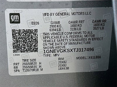 2026 Chevrolet Traverse LT