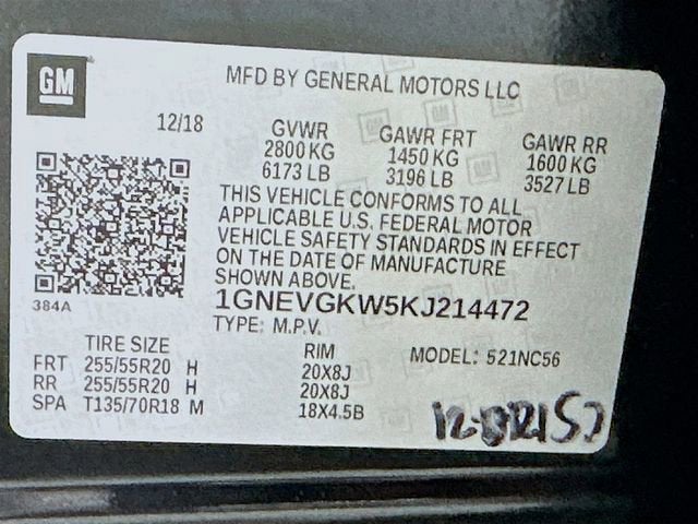 2019 Chevrolet Traverse LT Cloth