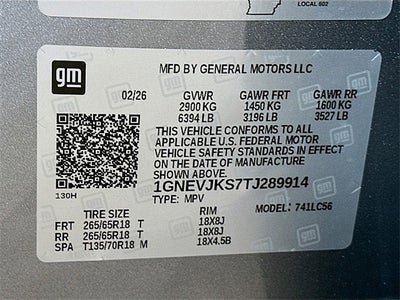 2026 Chevrolet Traverse Z71