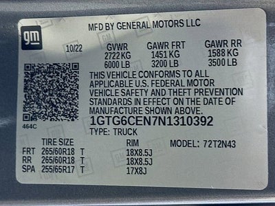 2022 GMC Canyon Elevation