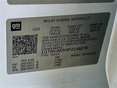 2023 GMC Sierra 1500 Pro