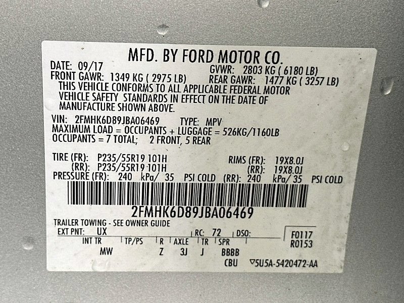 2018 Ford Flex Limited