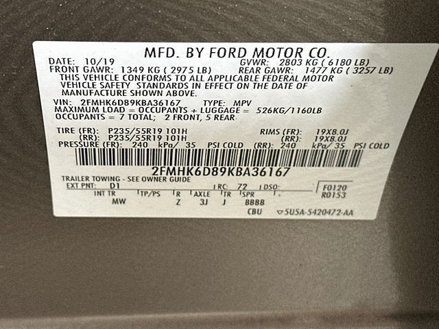 2019 Ford Flex Limited