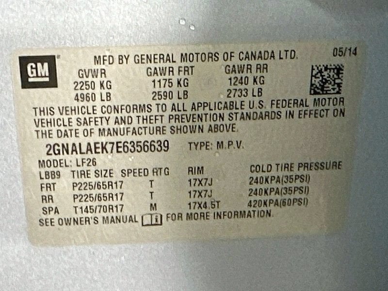 2014 Chevrolet Equinox LS