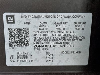 2020 Chevrolet Equinox LT