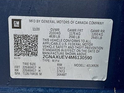 2021 Chevrolet Equinox LT