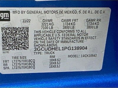 2023 Chevrolet Silverado 1500 ZR2