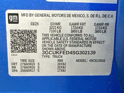 2025 Chevrolet Silverado 1500 LT Trail Boss