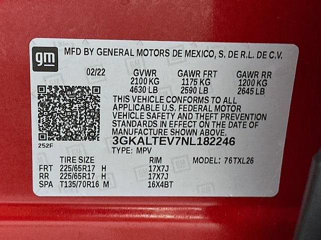 2022 GMC Terrain SLE