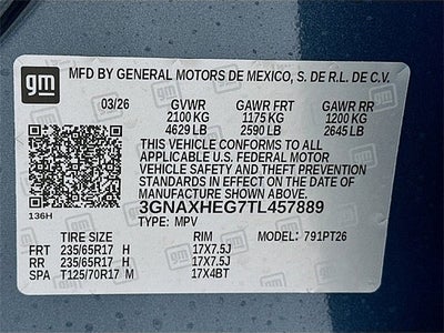 2026 Chevrolet Equinox LT