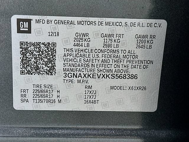 2019 Chevrolet Equinox LT