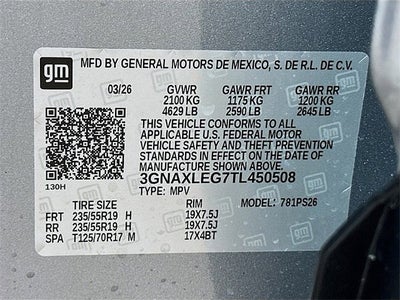 2026 Chevrolet Equinox RS