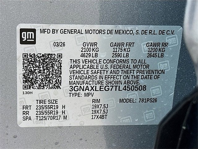 2026 Chevrolet Equinox RS