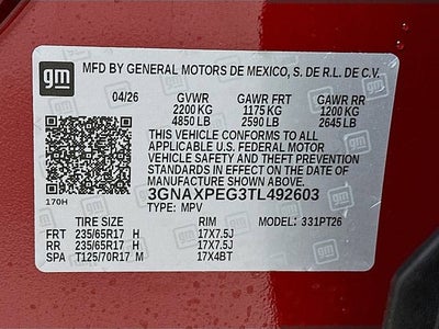 2026 Chevrolet Equinox LT