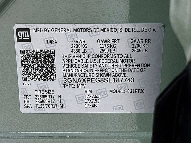 2025 Chevrolet Equinox LT