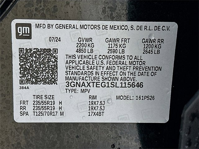 2025 Chevrolet Equinox RS