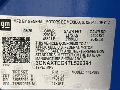 2026 Chevrolet Equinox RS