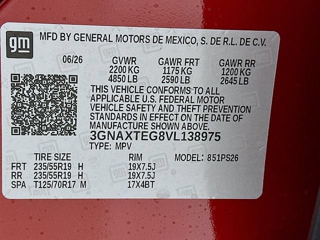 2027 Chevrolet Equinox RS