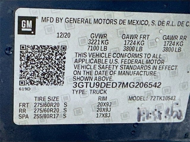 2021 GMC Sierra 1500 SLT