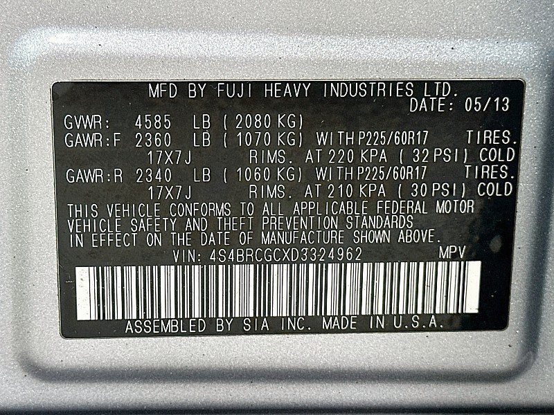 2013 Subaru Outback 2.5i Premium
