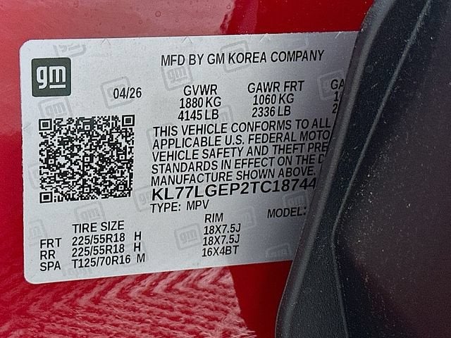 2026 Chevrolet Trax 1RS