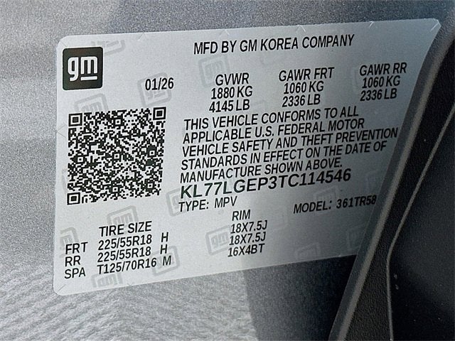 2026 Chevrolet Trax 1RS