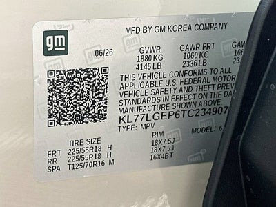 2026 Chevrolet Trax 1RS
