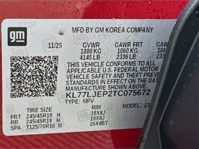 2026 Chevrolet Trax 2RS