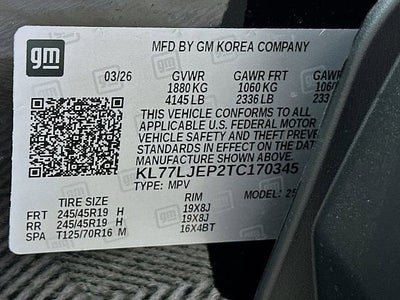 2026 Chevrolet Trax 2RS