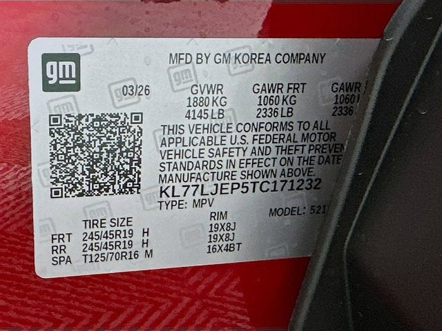 2026 Chevrolet Trax 2RS
