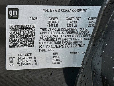 2026 Chevrolet Trax 2RS