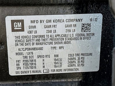 2022 Chevrolet Trax LT